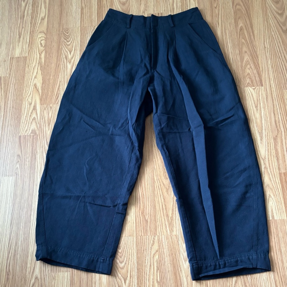 Apiece Apart Bari Crop Trouser in Indigo - Picture 4 of 9
